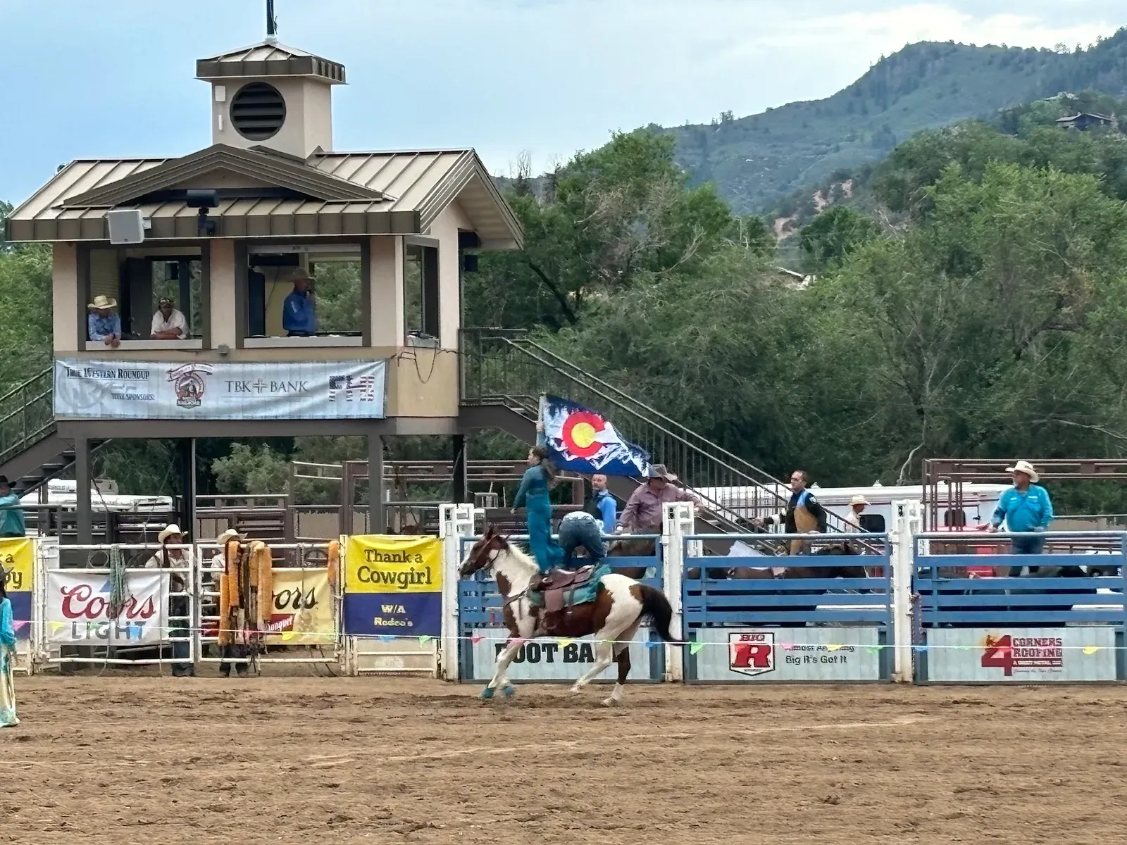 The rodeo at Durango