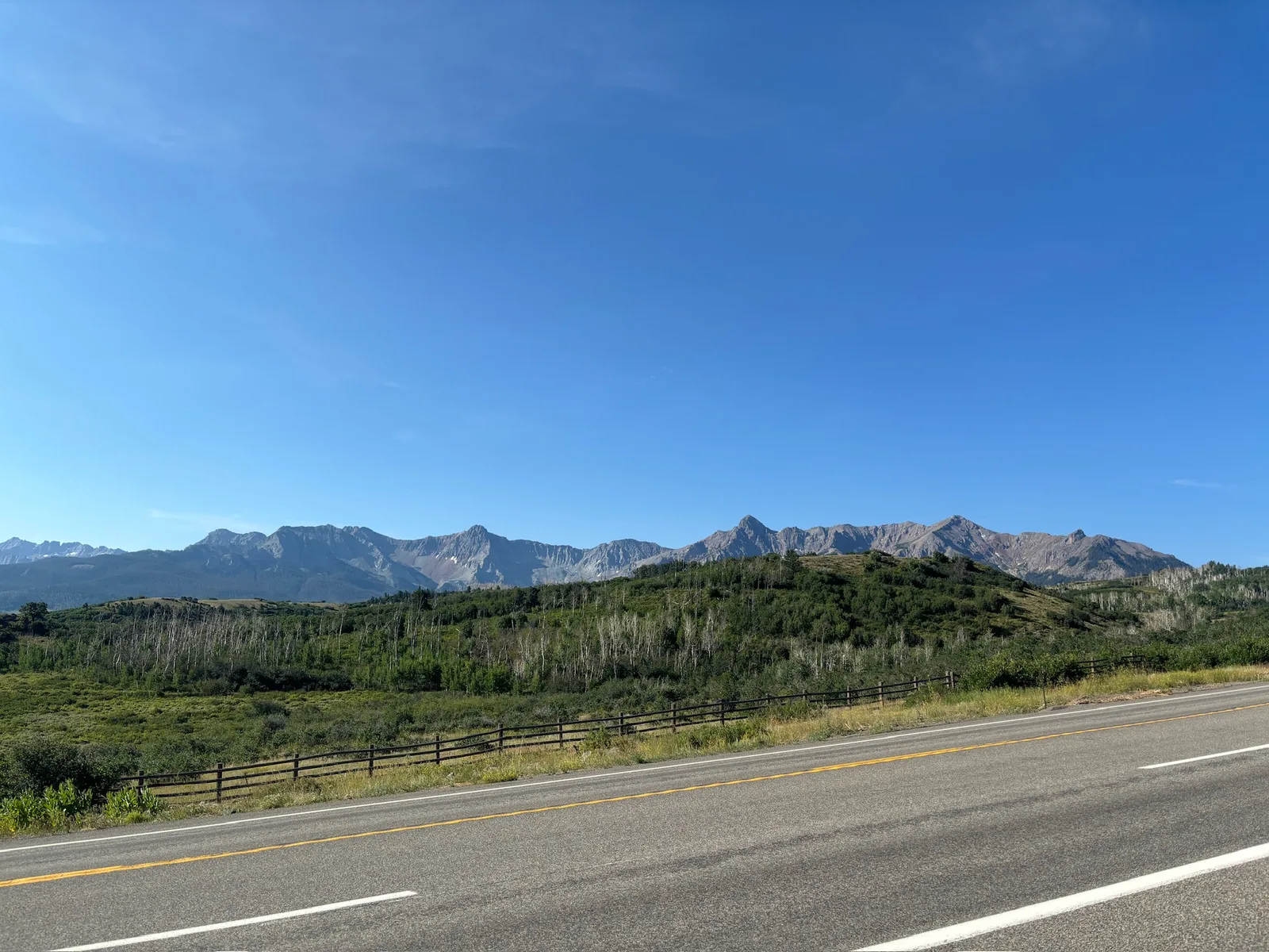 Incredible views from the highway