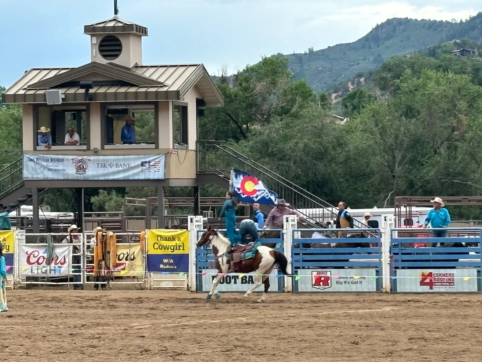 The rodeo at Durango