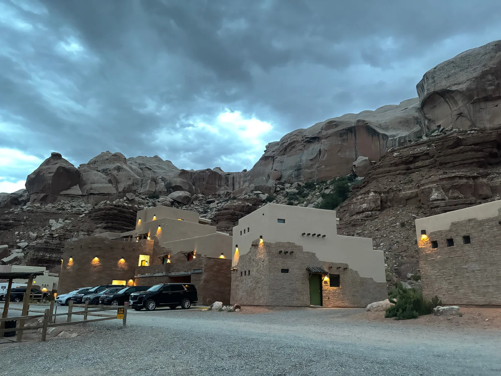 Dusk in the desert