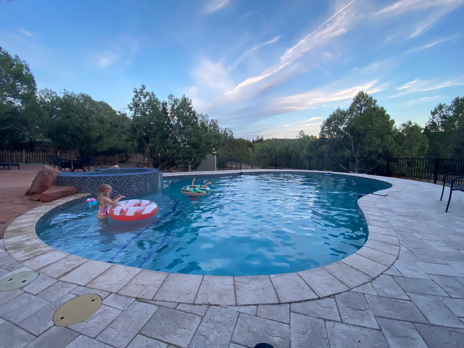 Dusk swim in Sedona