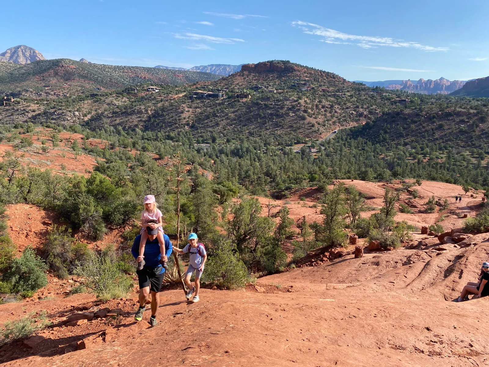 Hot hike up Cathedral Rock